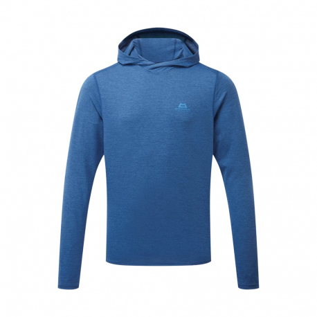 Μακρυμάνικες Mountain Equipment Men's Glace Hooded Top Blue