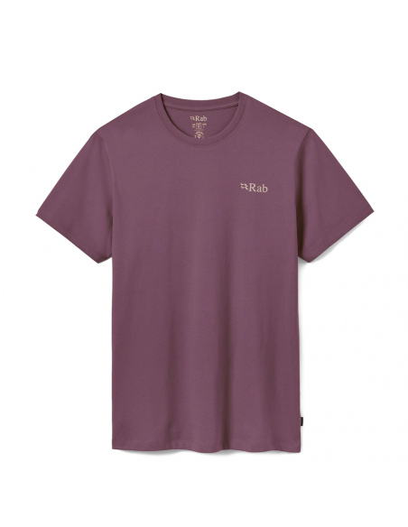 Short-Sleeved Rab Men's Stance Pitch Tee Dark Iris