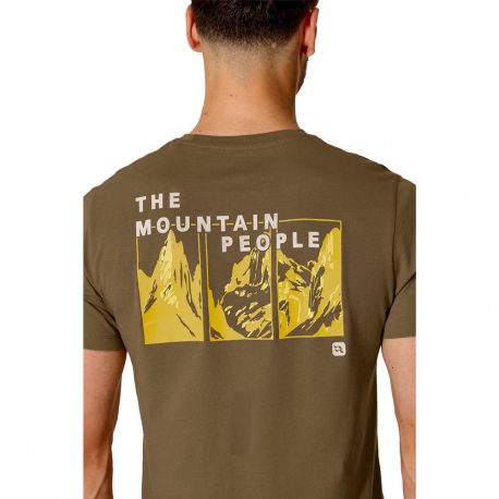 Short-Sleeved Rab Men's Stance Pitch Tee Oak