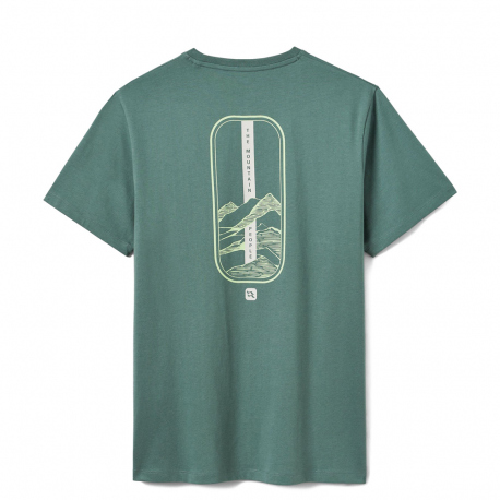 Short-Sleeved Rab Men's Stance Strata Tee Sage