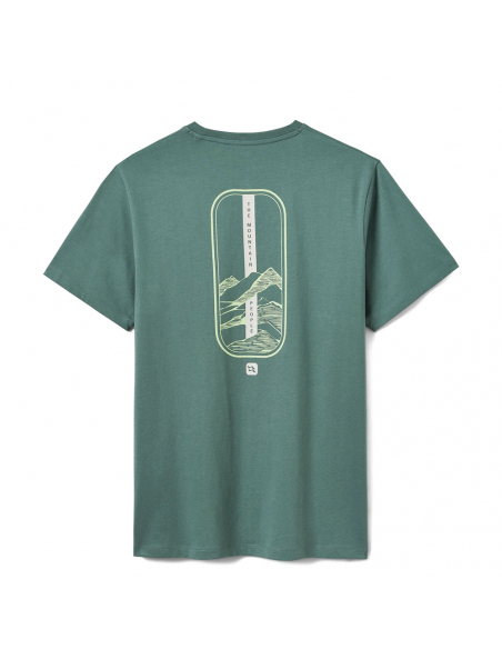 Short-Sleeved Rab Men's Stance Strata Tee Sage