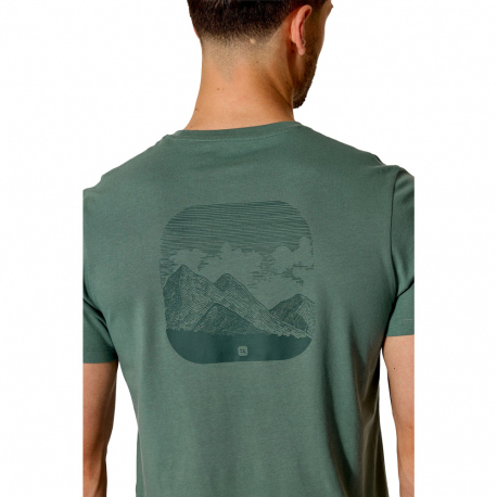 Short-Sleeved Rab Men's Stance Traverse Tee Sage