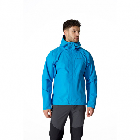 Τζάκετς Rab Men's Downpour Waterproof Jacket Oak
