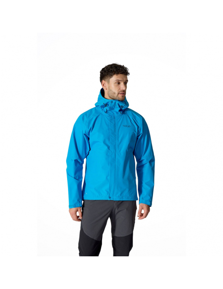 Jackets Rab Men's Downpour Waterproof Jacket Oak