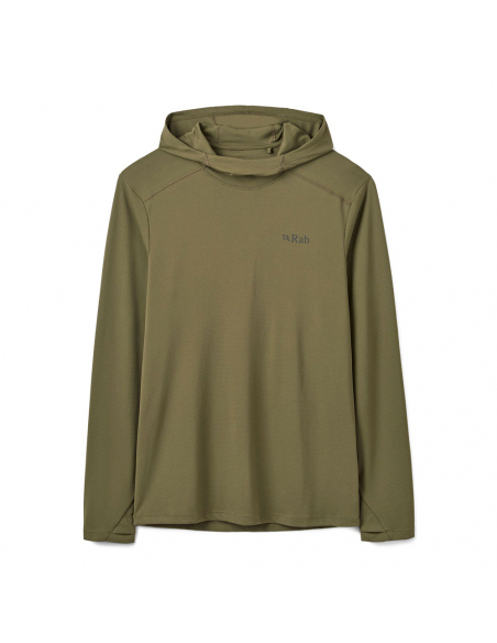 Μακρυμάνικες Rab Men's Force Hoody Olive