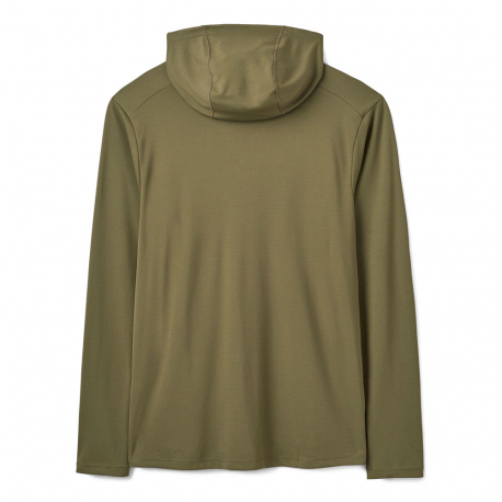 Long-Sleeved Rab Men's Force Hoody Olive