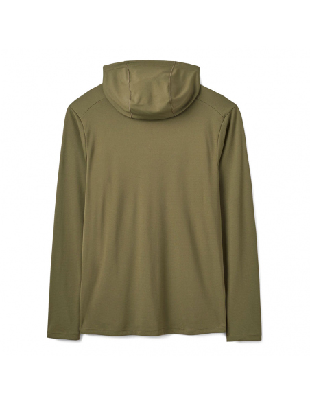 Long-Sleeved Rab Men's Force Hoody Olive