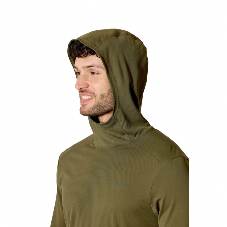 Μακρυμάνικες Rab Men's Force Hoody Olive