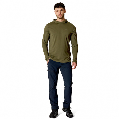 Long-Sleeved Rab Men's Force Hoody Blue