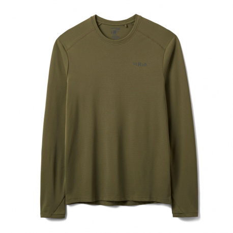 Long-Sleeved Rab Men's Force LS Olive