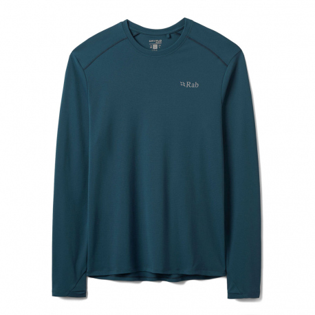 Long-Sleeved Rab Men's Force LS Blue