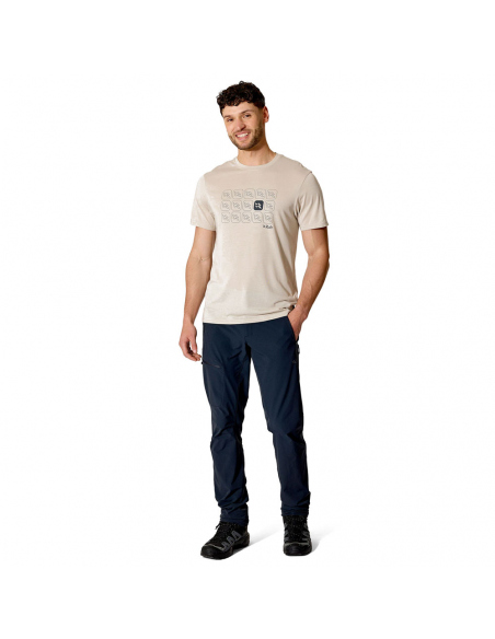 Sweatproof Rab Men's Crimp Repeat Tee Orion Blue