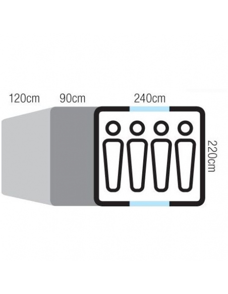 Αντίσκηνα / Σκηνές Oztrail Tasman 4P Plus Dome Tent