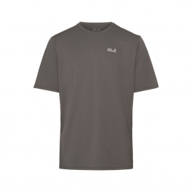 Sweatproof Jack Wolfskin Men's Prelight Suncool T-Shirt Flint