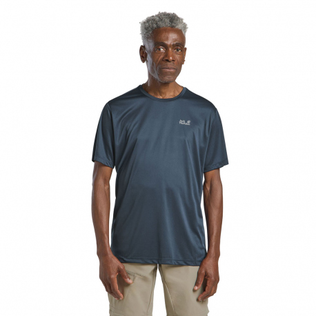 Αντιιδρωτικές Jack Wolfskin Men's Tech T-Shirt Midnight