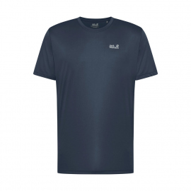Αντιιδρωτικές Jack Wolfskin Men's Tech T-Shirt Midnight