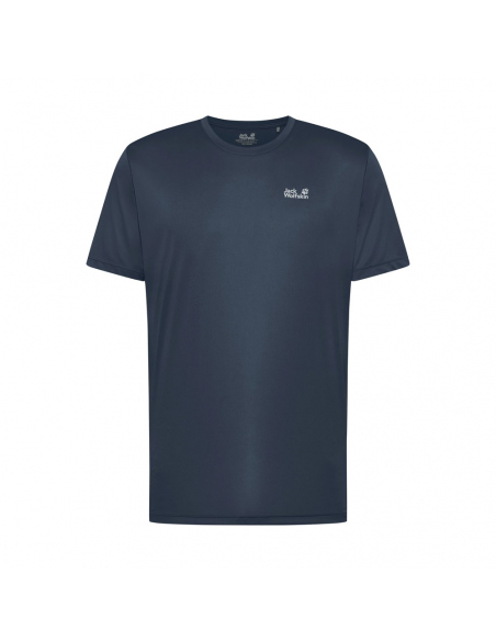 Αντιιδρωτικές Jack Wolfskin Men's Tech T-Shirt Midnight
