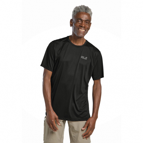 Sweatproof Jack Wolfskin Men's Tech T-Shirt Phantom