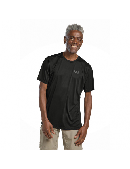 Αντιιδρωτικές Jack Wolfskin Men's Tech T-Shirt Phantom