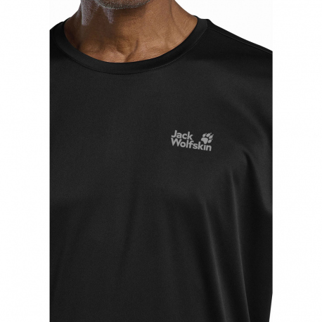 Αντιιδρωτικές Jack Wolfskin Men's Tech T-Shirt Phantom