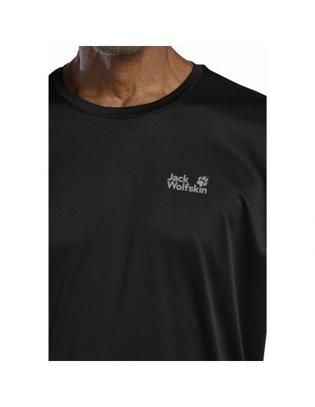 Αντιιδρωτικές Jack Wolfskin Men's Tech T-Shirt Phantom