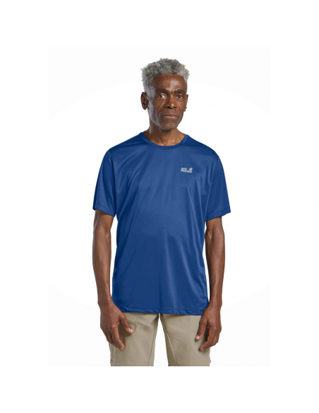 Αντιιδρωτικές Jack Wolfskin Men's Tech T-Shirt Blue