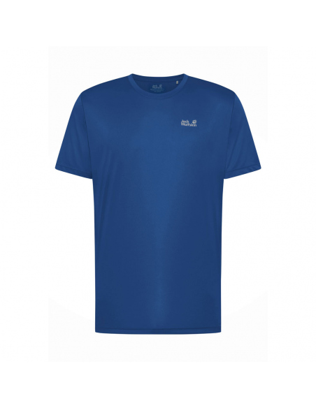 Sweatproof Jack Wolfskin Men's Tech T-Shirt Blue
