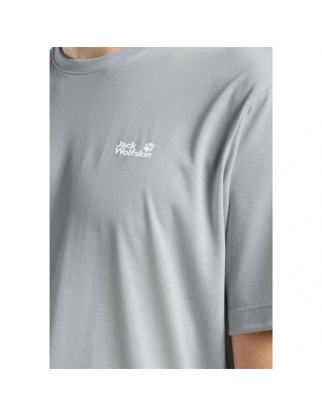 Sweatproof Jack Wolfskin Men's Vonnan T-Shirt Grey