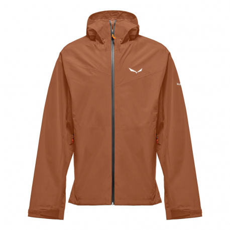 Jackets Salewa Men's Puez Aqua 4 2.5L Jacket Bombay Brown