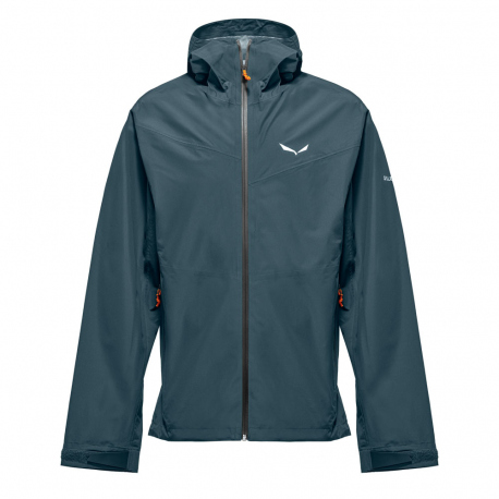 Jackets Salewa Men's Puez Aqua 4 2.5L Jacket Pond Blue