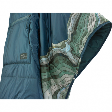 Αδιάβροχα - Ponchos Thermarest Honcho Poncho Blue Woven Print