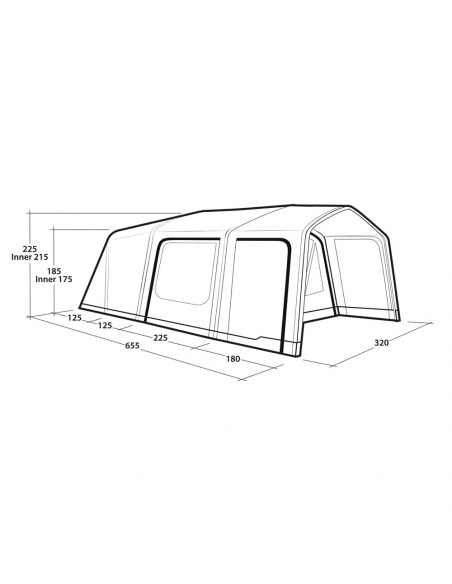 Αντίσκηνα / Σκηνές Outwell Iowa 5 Air Tent