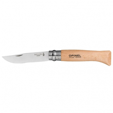 Pocketknifes Opinel No 8 Inox + Sheath