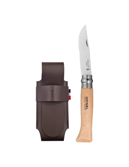 Pocketknifes Opinel No 8 Inox + Sheath