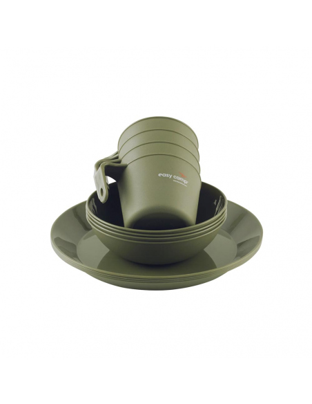 Cook Sets - Food Jars Easy Camp Moss 4 Dine Set