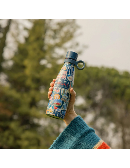 Hydration - Thermos - Bottles 500 ml Vacuum Bottle - Travel Stickers - Hot & Cold