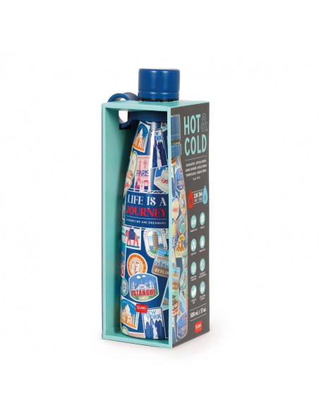 Υδροδοχεία - Θερμός - Παγούρια 500 ml Θερμός - Travel Stickers - Hot & Cold