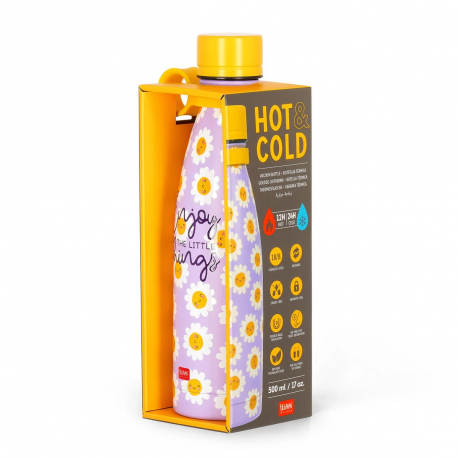Hydration - Thermos - Bottles 500 ml Vacuum Bottle - Daisy - Hot & Cold