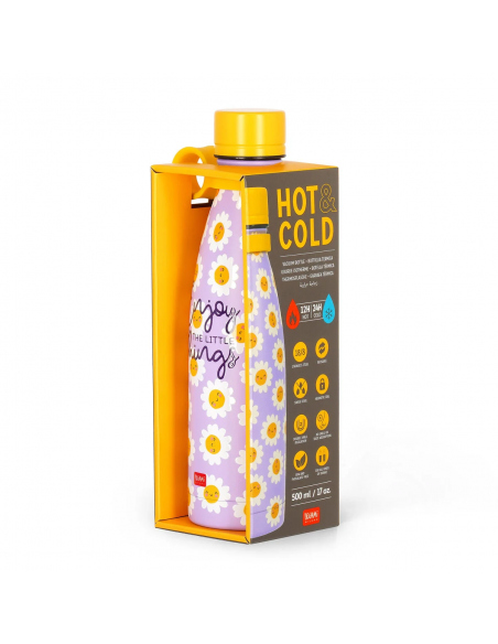 Hydration - Thermos - Bottles 500 ml Vacuum Bottle - Daisy - Hot & Cold