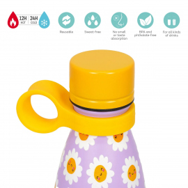 Hydration - Thermos - Bottles 500 ml Vacuum Bottle - Daisy - Hot & Cold 2