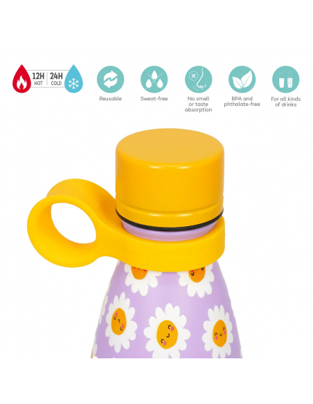 Hydration - Thermos - Bottles 500 ml Vacuum Bottle - Daisy - Hot & Cold