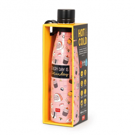 Υδροδοχεία - Θερμός - Παγούρια 500 ml Θερμός - Sushi Cat - Hot & Cold