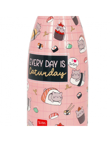 Hydration - Thermos - Bottles 300 ml Mini Vacuum Bottle - Sushi Cat - Hot & Cold