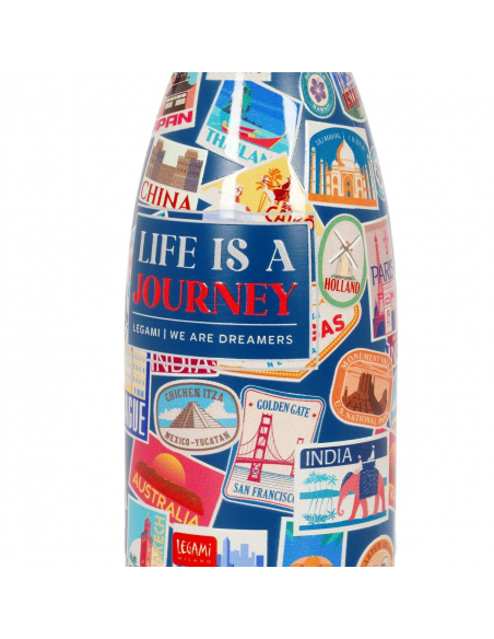 Hydration - Thermos - Bottles 300 ml Mini Vacuum Bottle - Travel Stickers - Hot & Cold