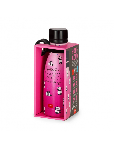 Hydration - Thermos - Bottles 300 ml Mini Vacuum Bottle - Panda - Hot & Cold
