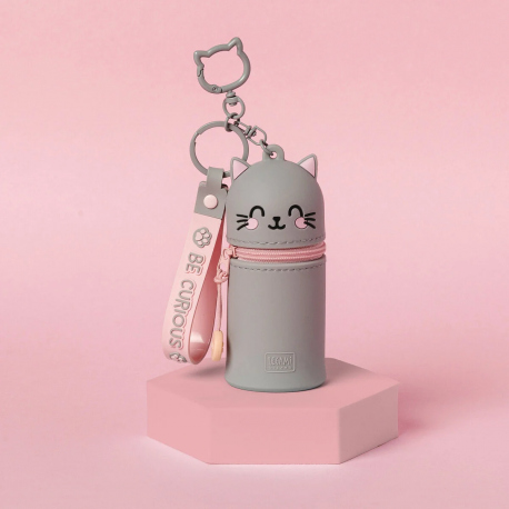 Backpacks - Travel Bags - Military Bags - Hydration Kitty Coin Purse with Key Ring - Mini Kawaii