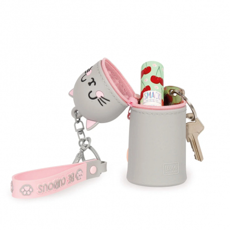 Backpacks - Travel Bags - Military Bags - Hydration Kitty Coin Purse with Key Ring - Mini Kawaii
