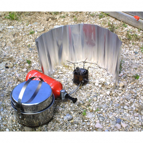 Fire Starters - Accessories Rollable Aluminium Windscreen