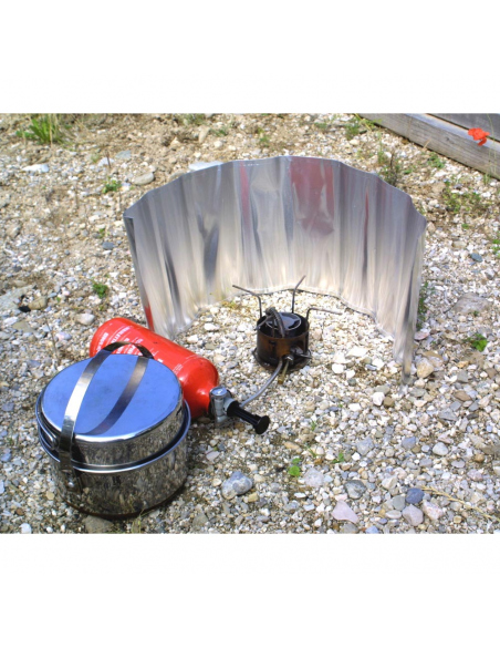Fire Starters - Accessories Rollable Aluminium Windscreen