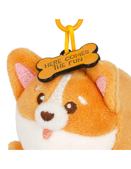 Σακίδια - Βαλίτσες - Τσάντες Corgi Plush Key Ring - Tiny Super Soft!